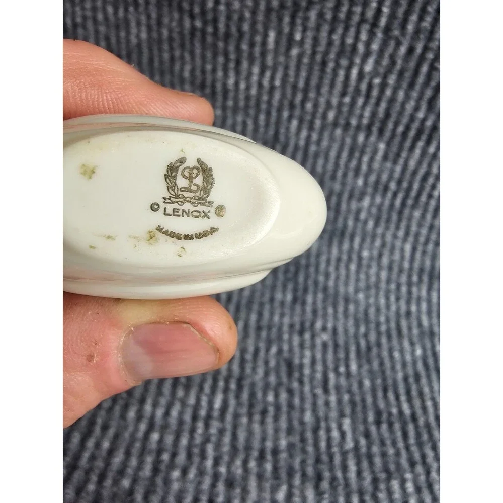 Vintage Lenox Fine China Swan Collection Perfume Bottle With Stopper - Picture 4 of 4